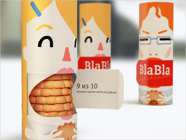 Bla bla сookies Cool packaging design 2
