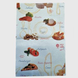 Carta politenata gastronomia a Torino da Vittone Carta